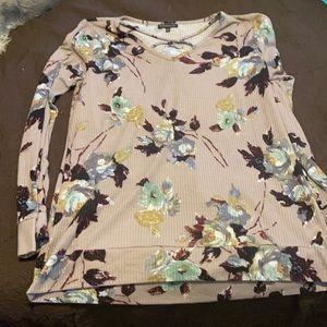 Long sleeve waffle top